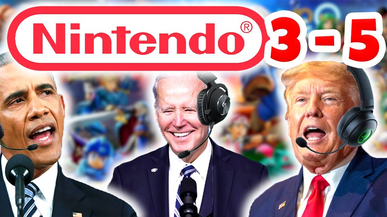 US Presidents Play Nintendo Games 3-5