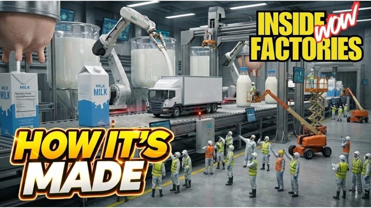 Inside a Modern Milk Factory How Everything Really Works