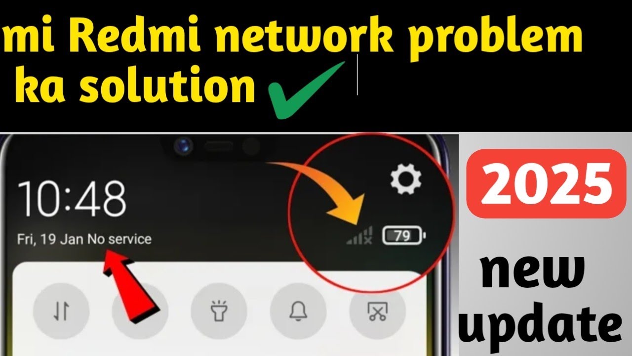Mi Redmi Network Problem 2025 | Sim No Service Problem | Network Not Showing Problem Fix