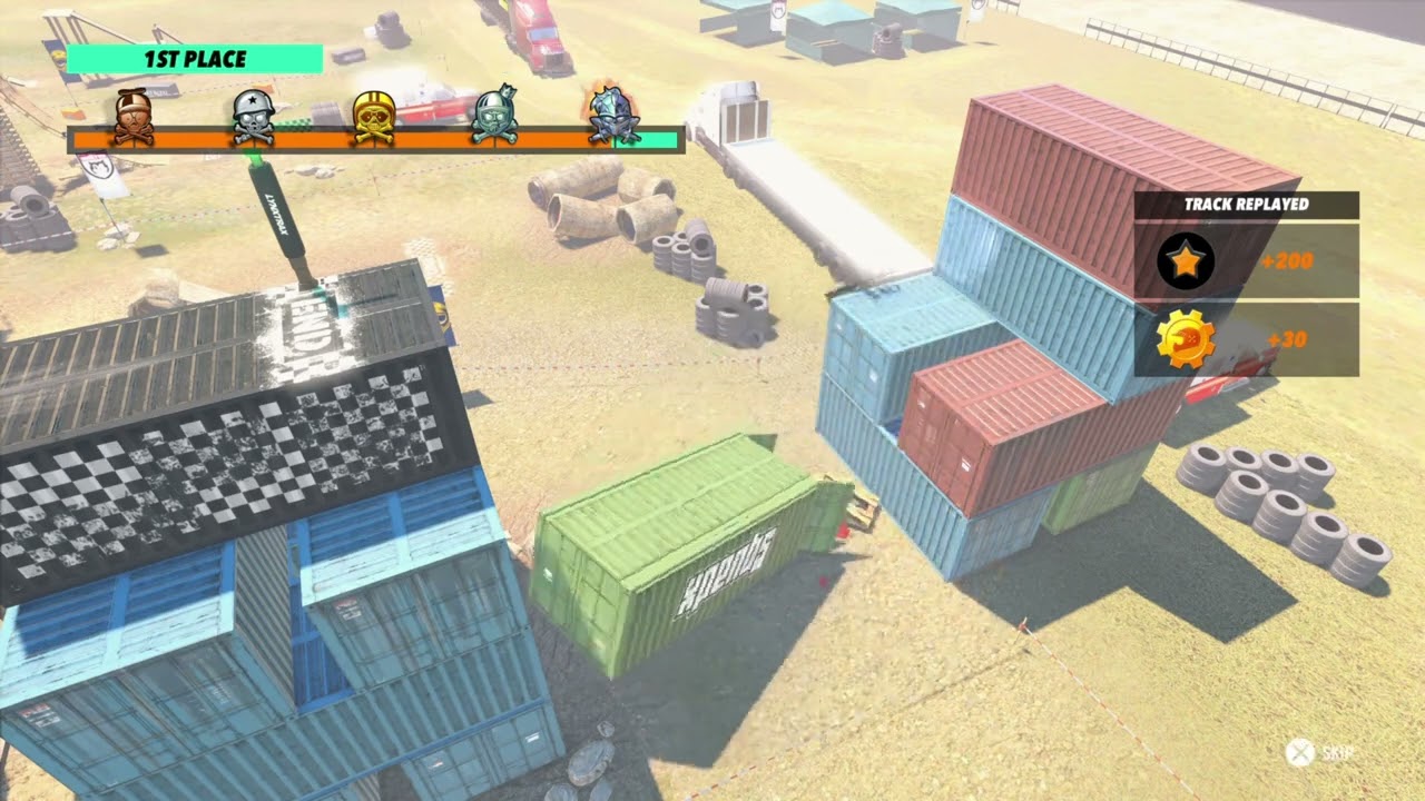 Trials Rising - Container Rush - Diamond Medal