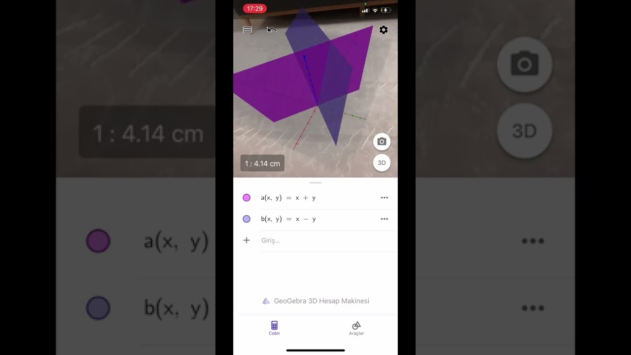 GeoGebra ile artırılmış gerçeklik