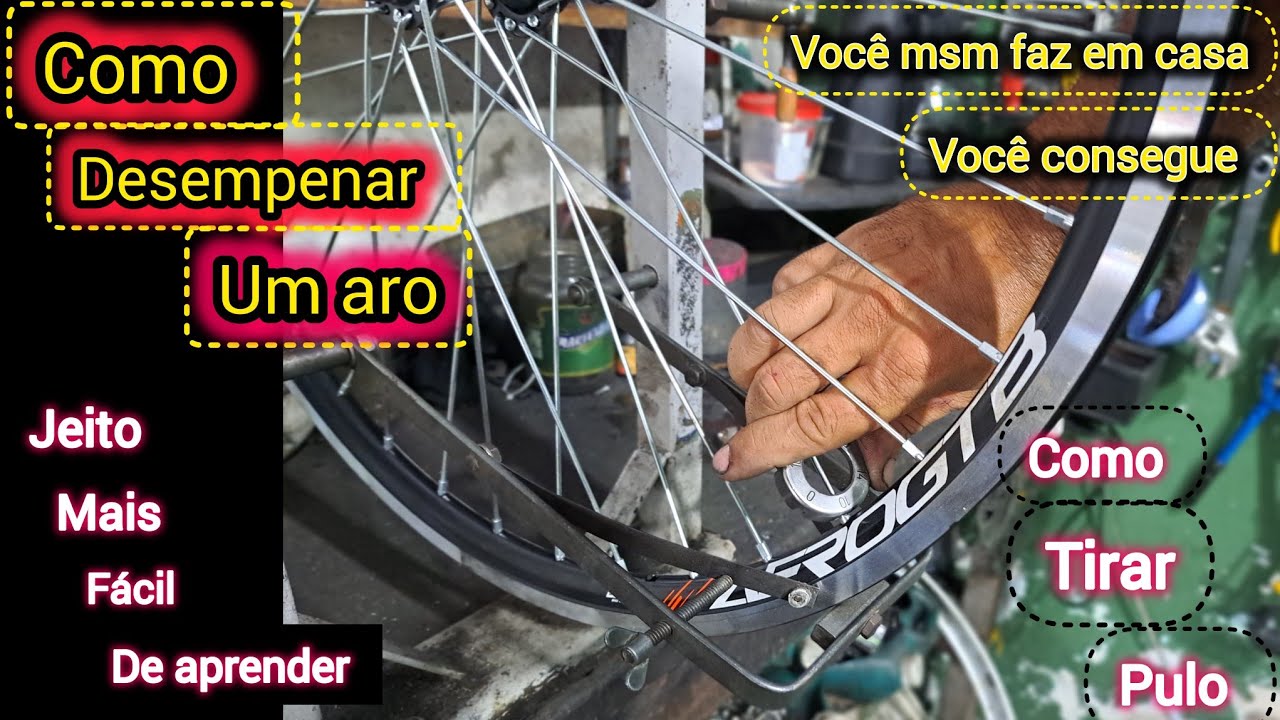 COMO ALINHAR RODA DA BICICLETA?JEITO FÁCIL E SIMPLES