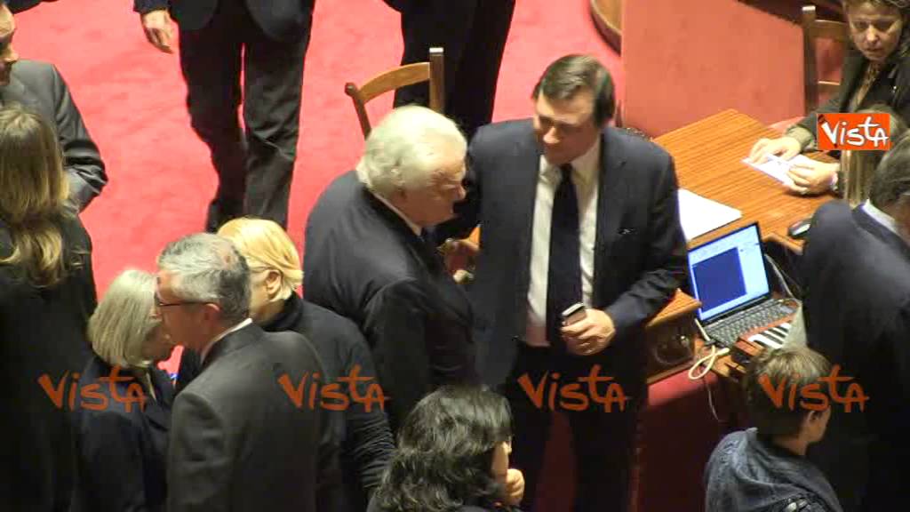 VERDINI VOTA LA FIDUCIA AL GOVERNO RENZI
