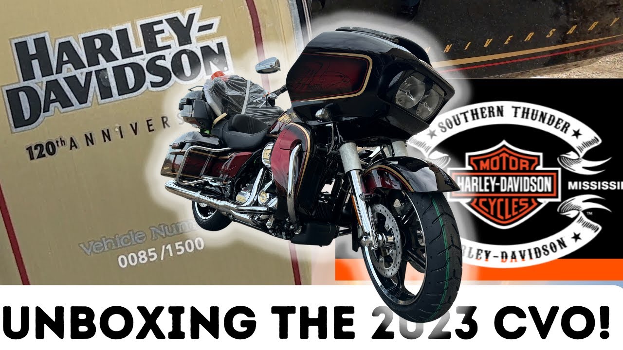 Unboxing the 2023 Harley Davidson Road Glide CVO Limited!