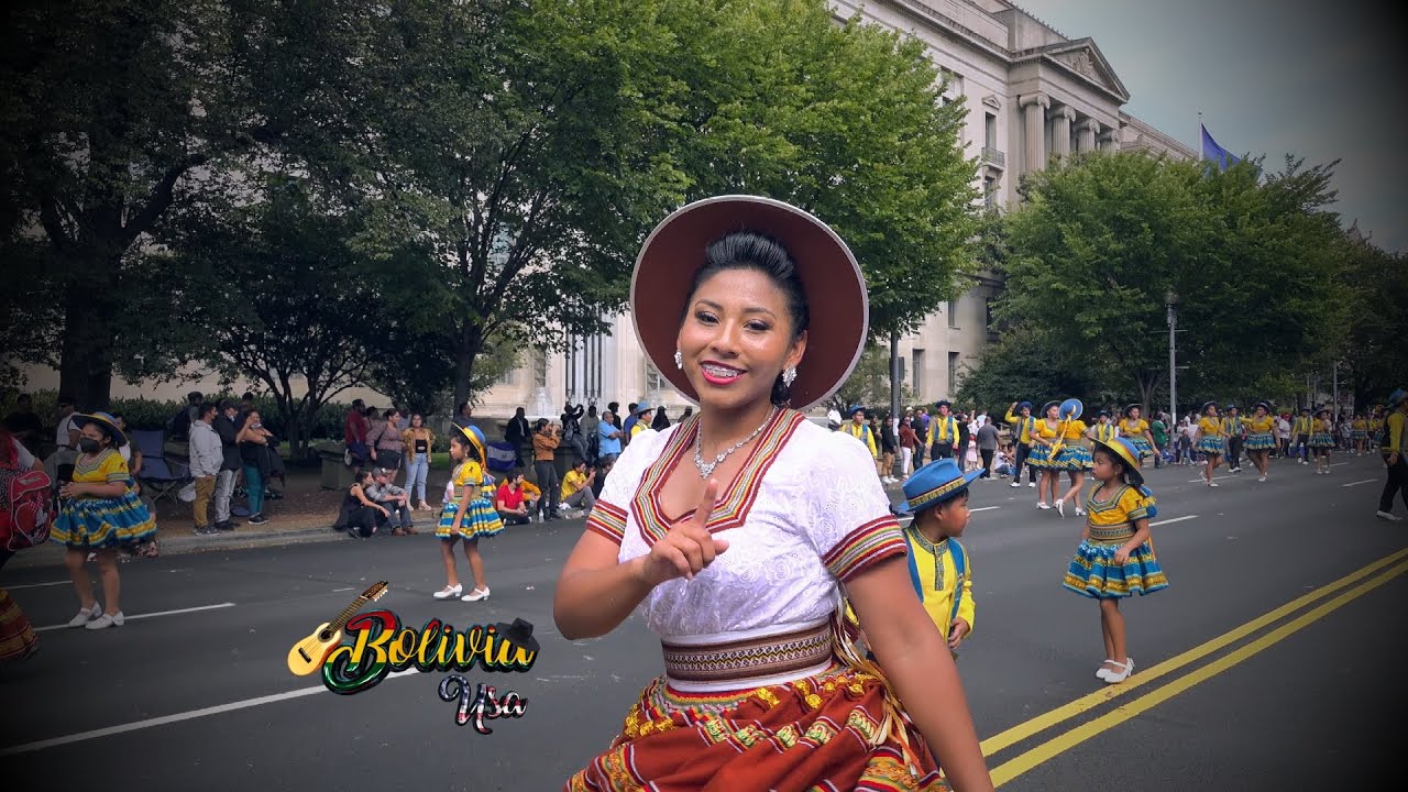 FRATERNIDAD SALAY BOLIVIA USA /2022/ WASHINGTON D,C. (4K) Defile De La Hispanidad