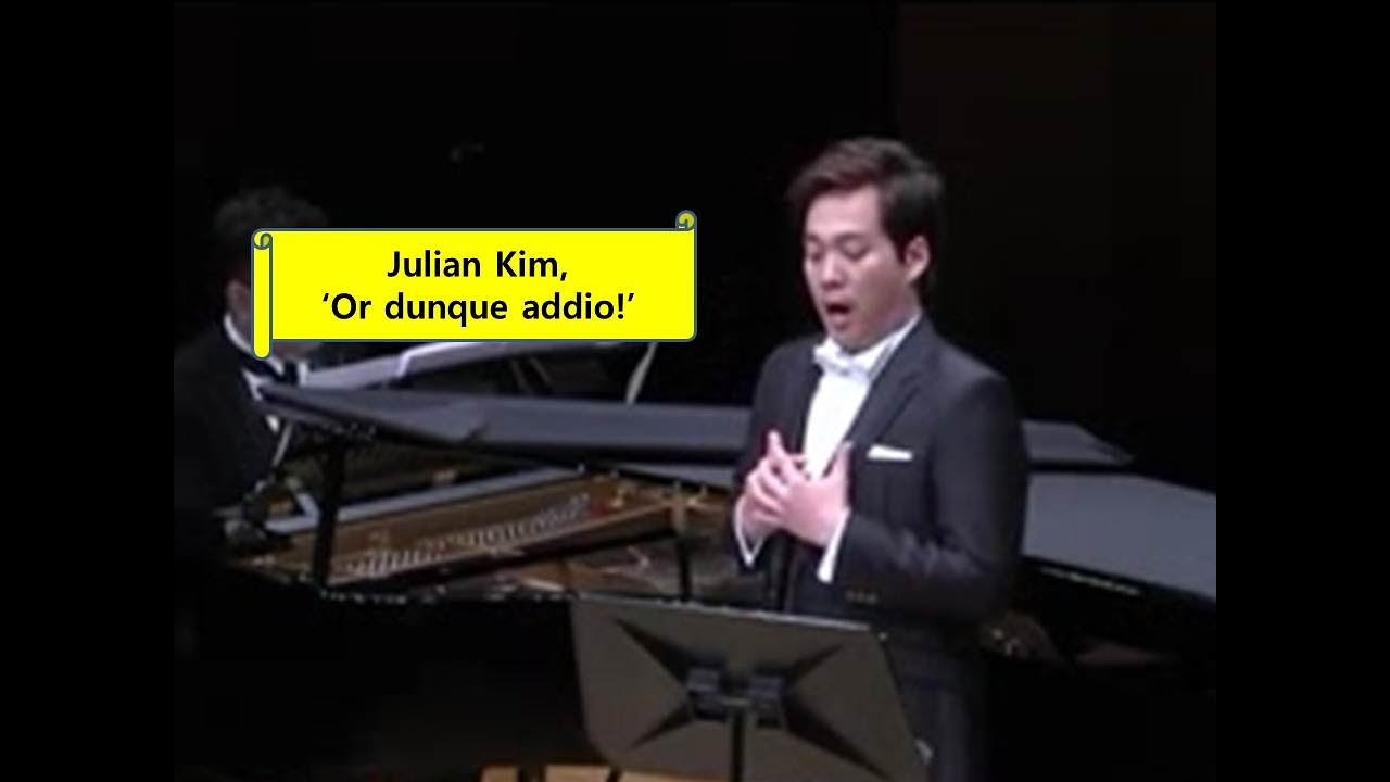 Julian Kim김주택, 'Or dunque addio!', Italian & Korean Subs. 가사번역자막