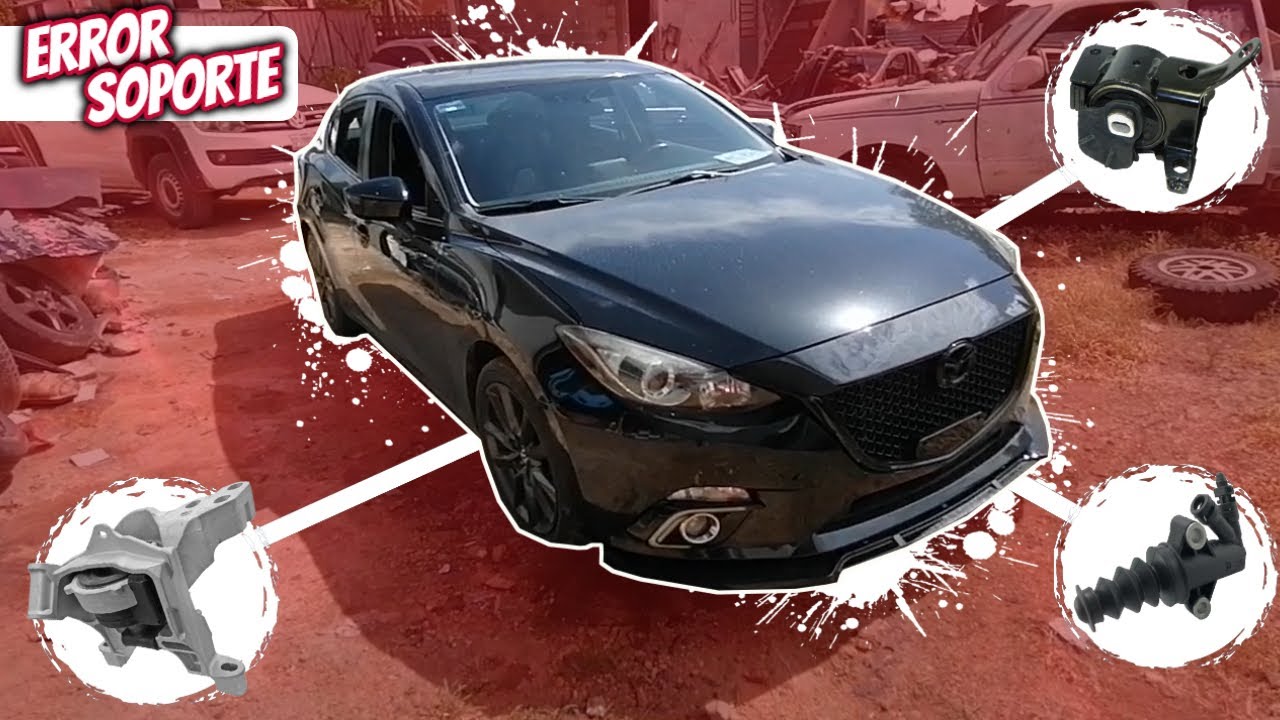 Como CAMBIAR soportes Mazda 3 2015 | Nos confundimos con uno