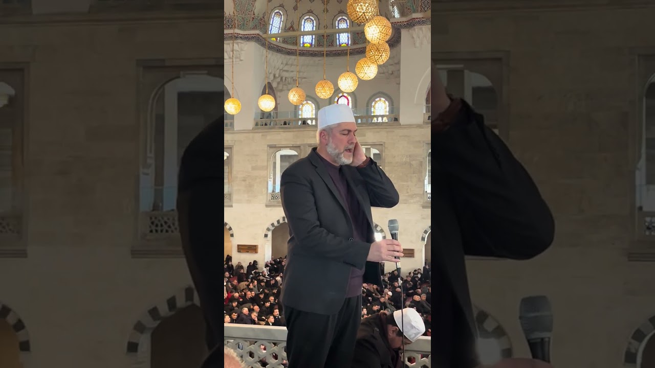 Ankara Kocatepe cami cuma namazı iç ezanı ￼İbrahim Çakıllı Hocamız  #kocatepecamii #cuma #ezan 