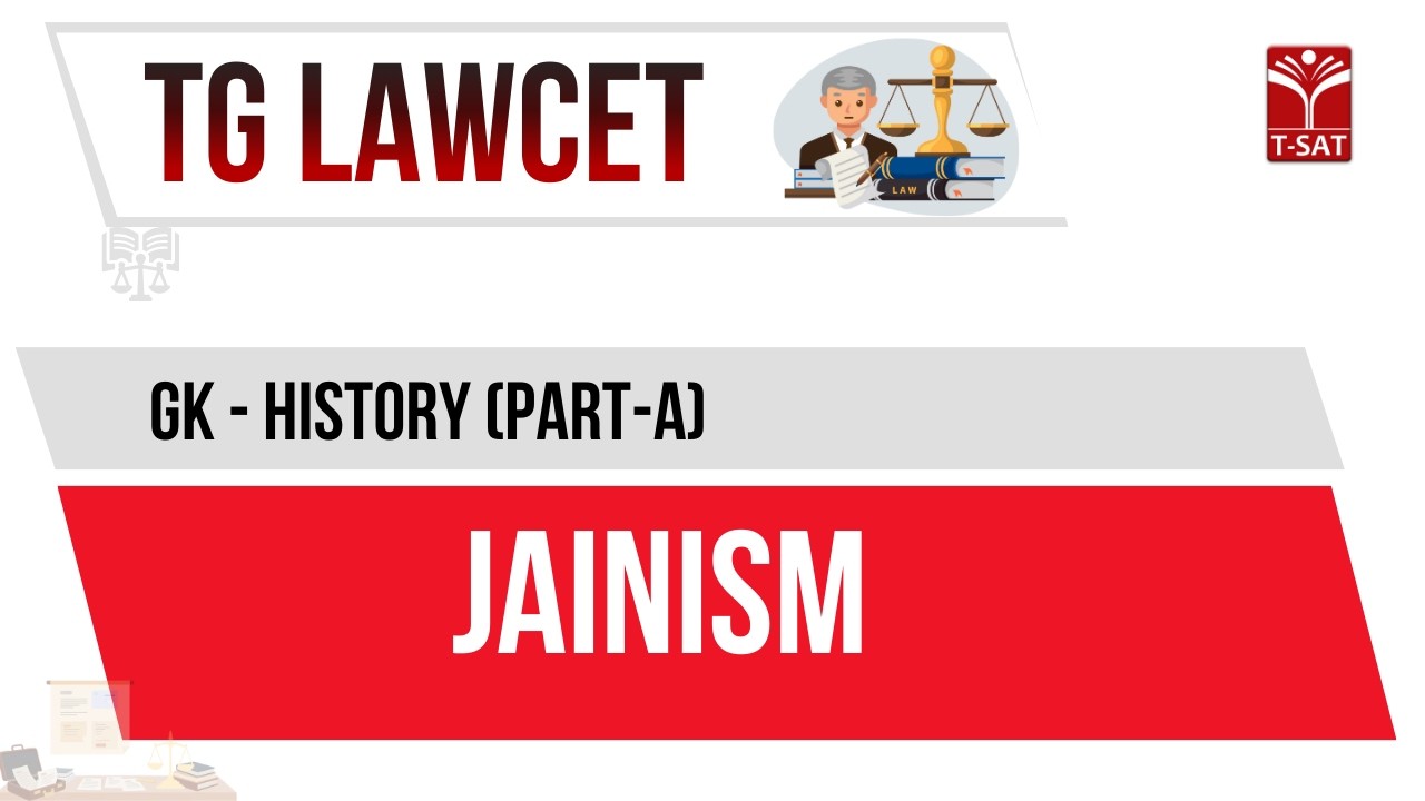 TG LAWCET | Ancient India - Jainism | T-SAT