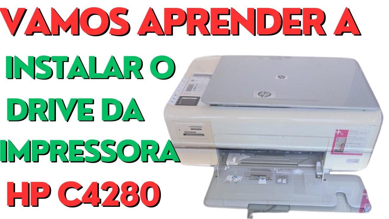 Como Instalar o Drive da Impressora HP C4280 no Windows 7-8-10-11 Super Fácil veja.
