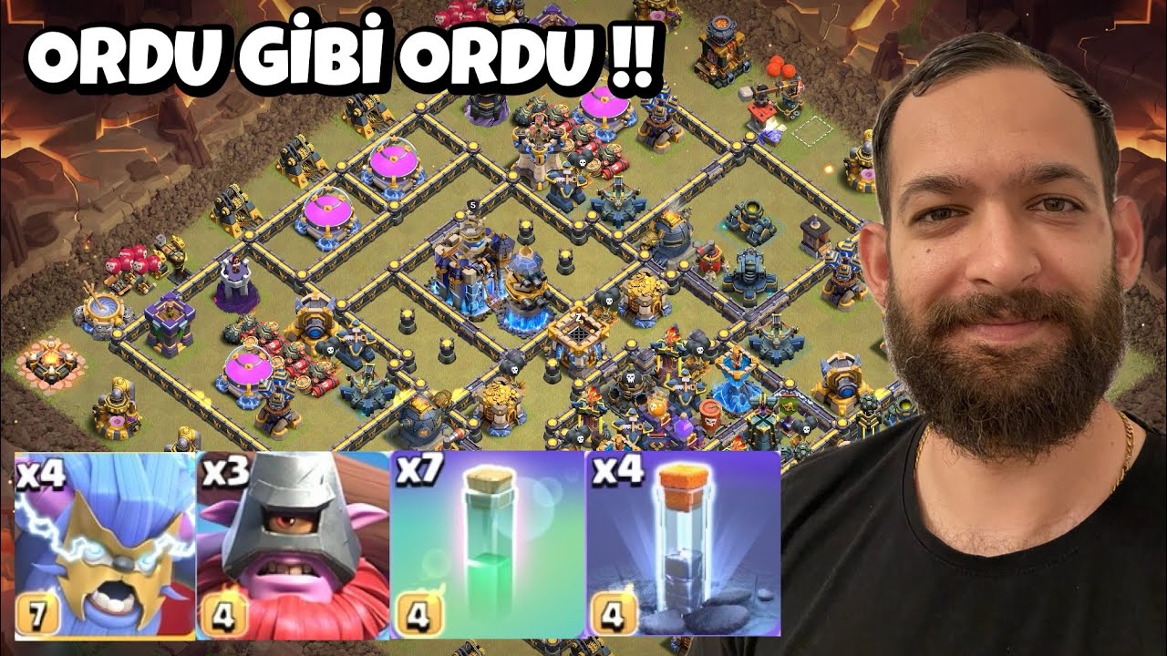 EFSANE LİG, KS VE LİG İÇİN MÜKEMMEL ORDU ! CLASH OF CLANS