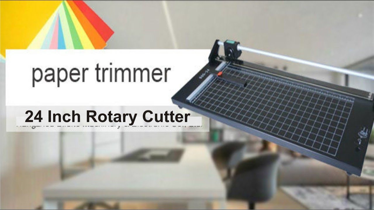 🔪 24 Inch Rotary Cutter For PVC, Lamination, Sticker & Holographics [How To][Demo] | AbhishekID.com