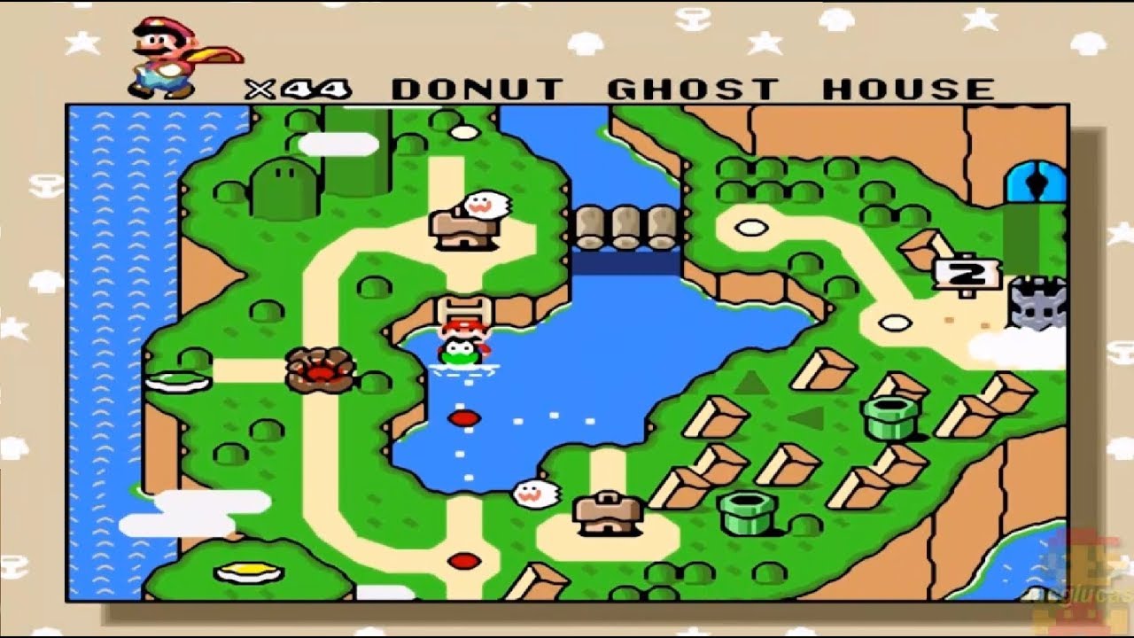 Super Mario World HD 100% WORLD 2: DONUT