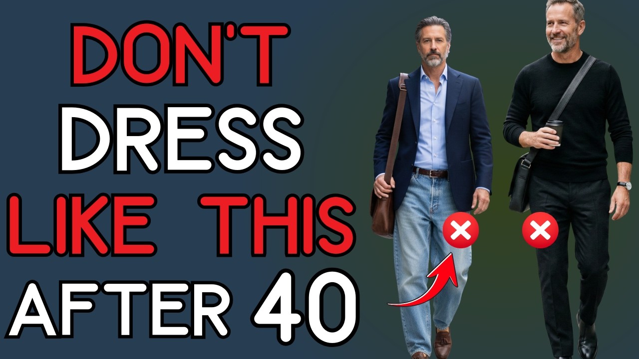 15 Everyday Style Mistakes Men Over 40 Should Avoid | 40+ Men's Fashion
