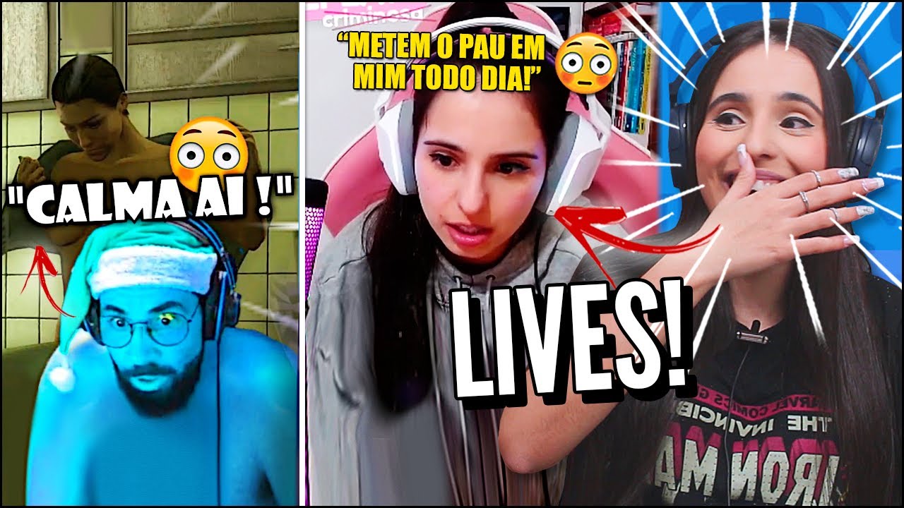 QUANDO O STREAMER NÃO ESTÁ PREPARADO PARA O JOGO E LARISSA FORA DE CONTEXTO (JOVENS REAGEM)