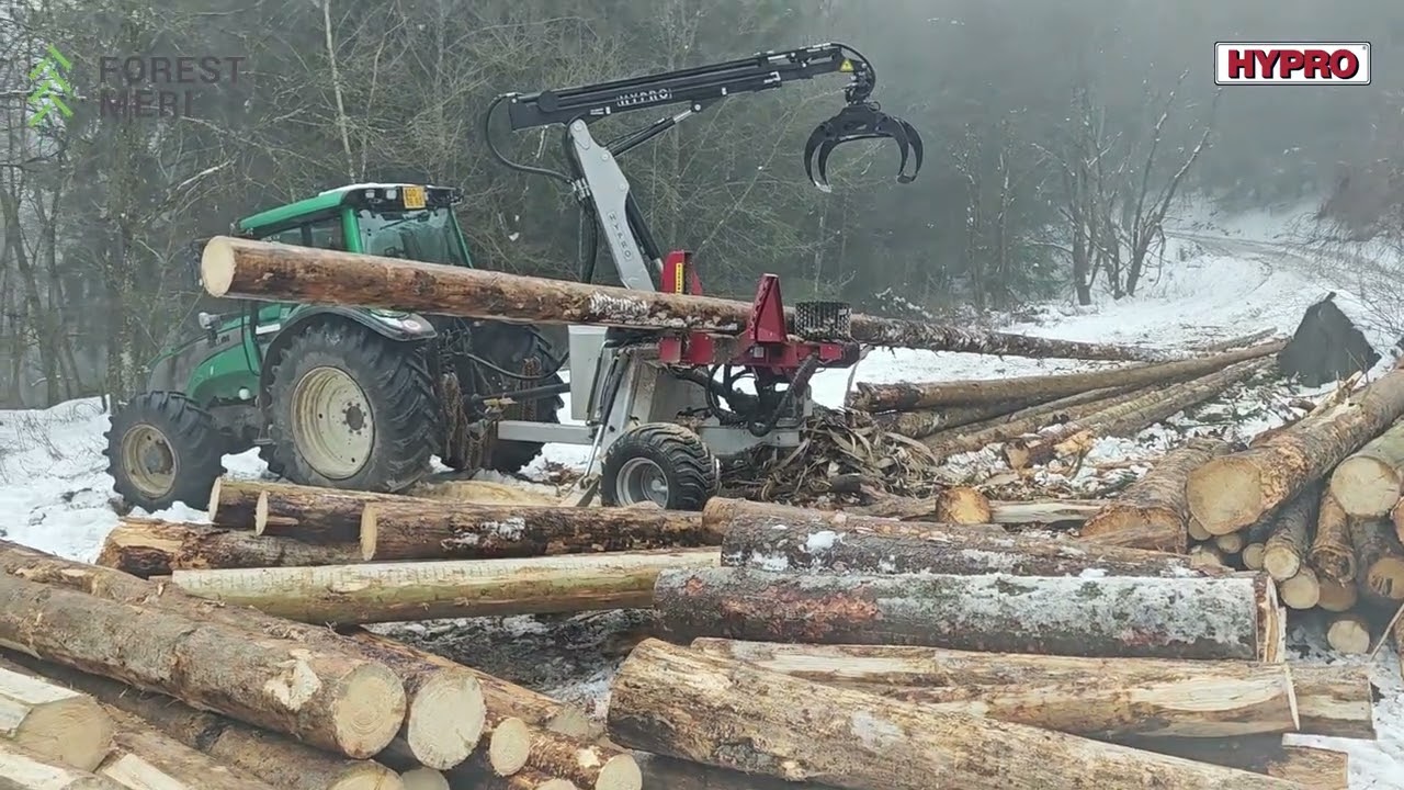 Probírkový procesor HYPRO 755 na podvozku
