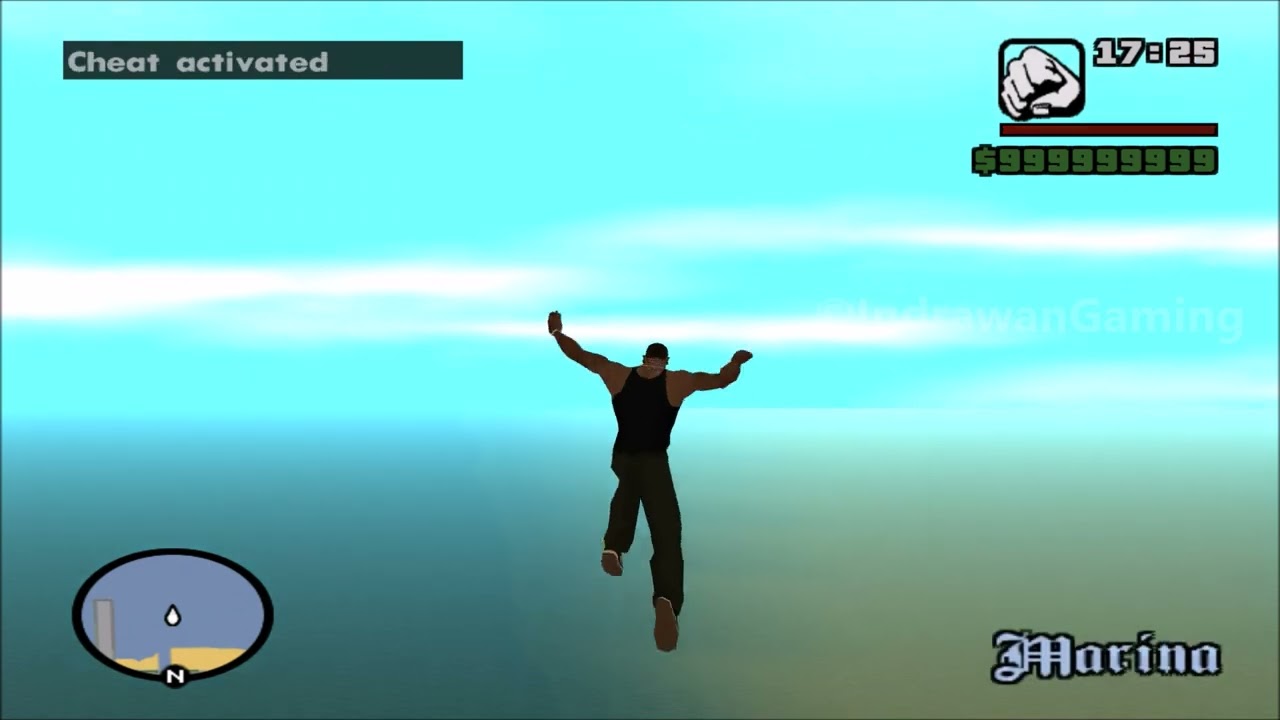 GTA San Andreas - Falling Wasted into Water in Los Santos