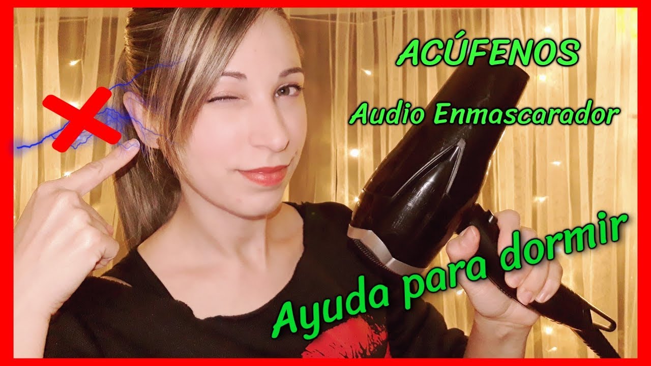 Vídeo ASMR para ACÚFENOS (TINNITUS ) | Sonido de Secador | SusurrosdelSurr