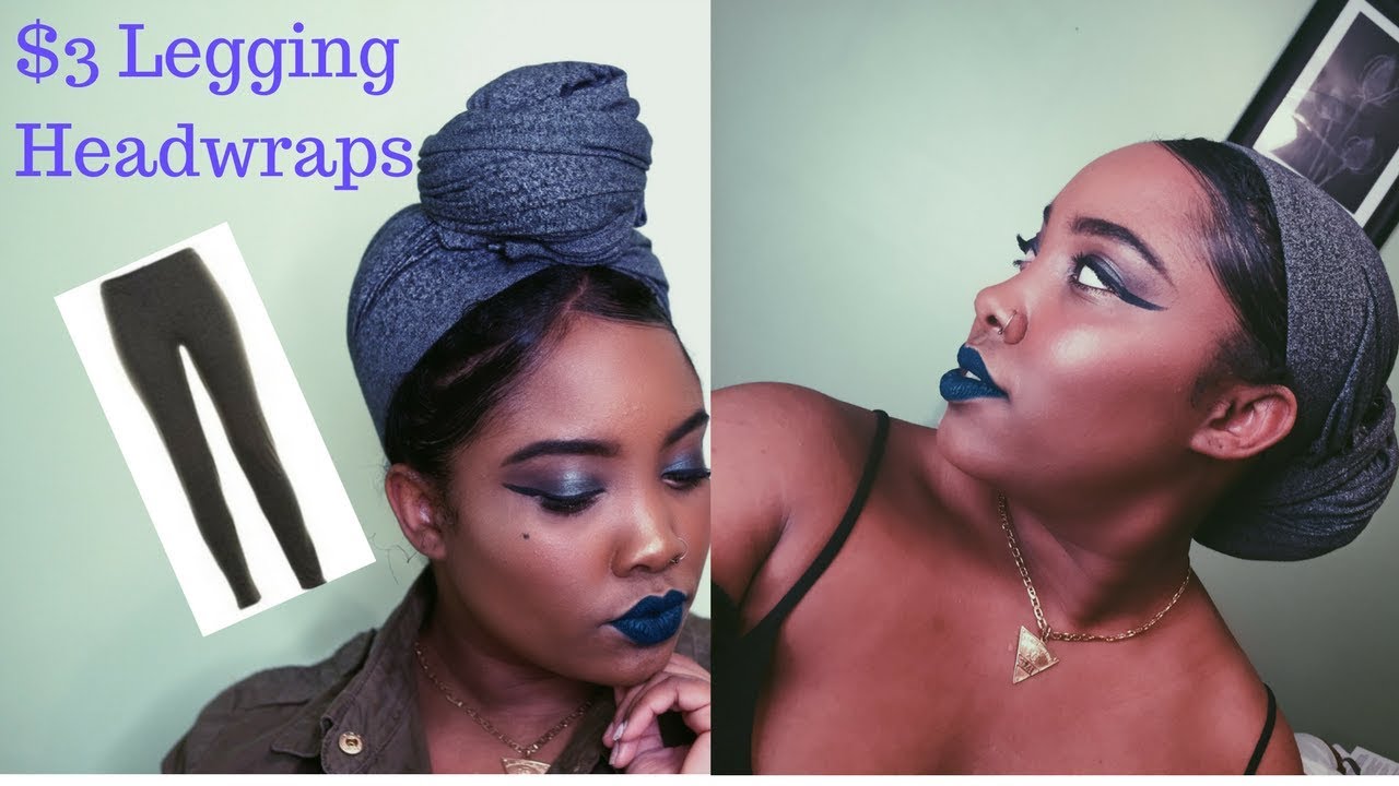 Head Wraps for Lazy Girls with $3 Leggings (No Scarf)|Shaina Jay