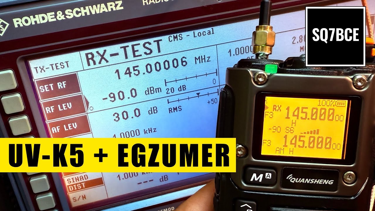 Quansheng UV K5 egzumer jak zmieniają się parametry radia po zmianie oprogramowania