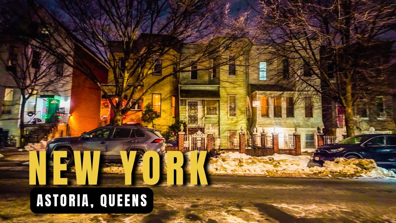 Astoria, Queens Walking Tour | Quiet Night in New York’s Most Diverse Neighborhood 