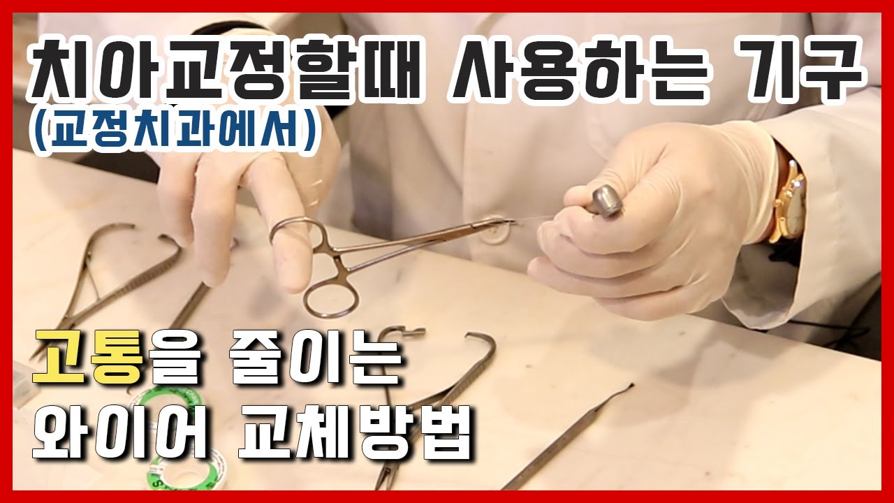 [신입 1년차 치과위생사 교육] 교정전문의 치과의사가 직접 알려주는 교정기구사용법