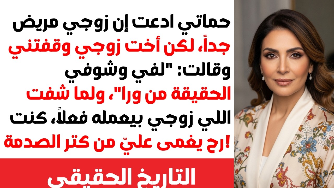 حماتي قالت إن زوجي في حالة خطيرة جداً!😨 وعند الباب أخت زوجي أوقفتني وقالت: ادخلي من الباب الخلفي⁉️🤔