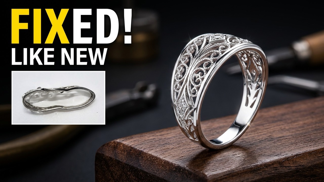 Restoring this ring for my client as a gift to her elderly mother 👩
