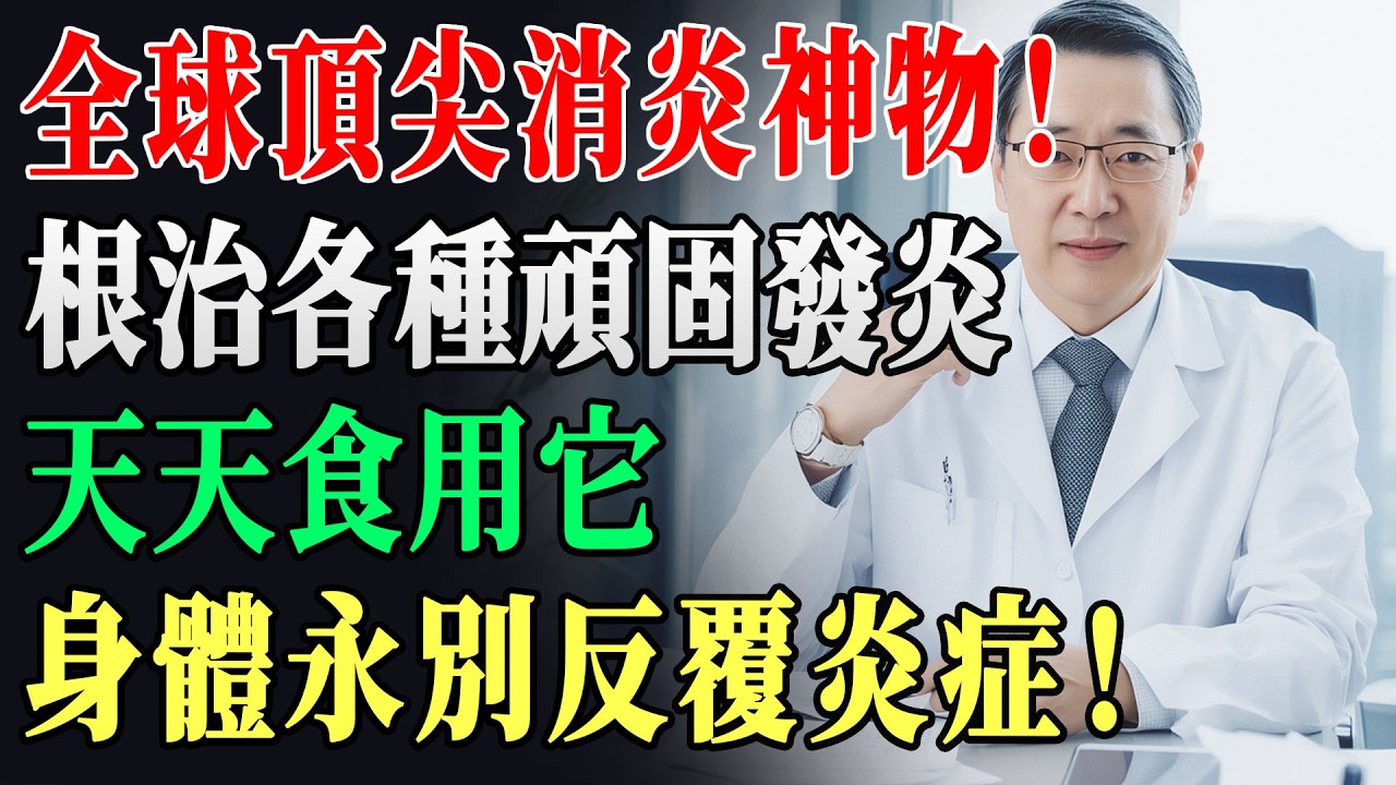 慢性發炎！它悄悄燒毀血管關節大腦！醫生公布8大天然消炎食物天天吃遠離癌症 | 消炎食物 | 抗癌飲食 | 血管關節保養 !