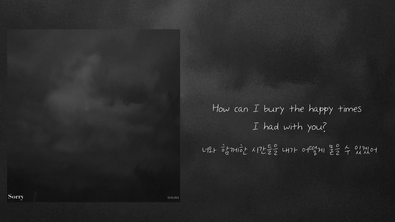 𝑫𝑨𝑳𝑺𝑰𝑨(달시아) 𝐒𝐨𝐫𝐫𝐲 🌑 가사/𝘭𝘺𝘳𝘪𝘤𝘴