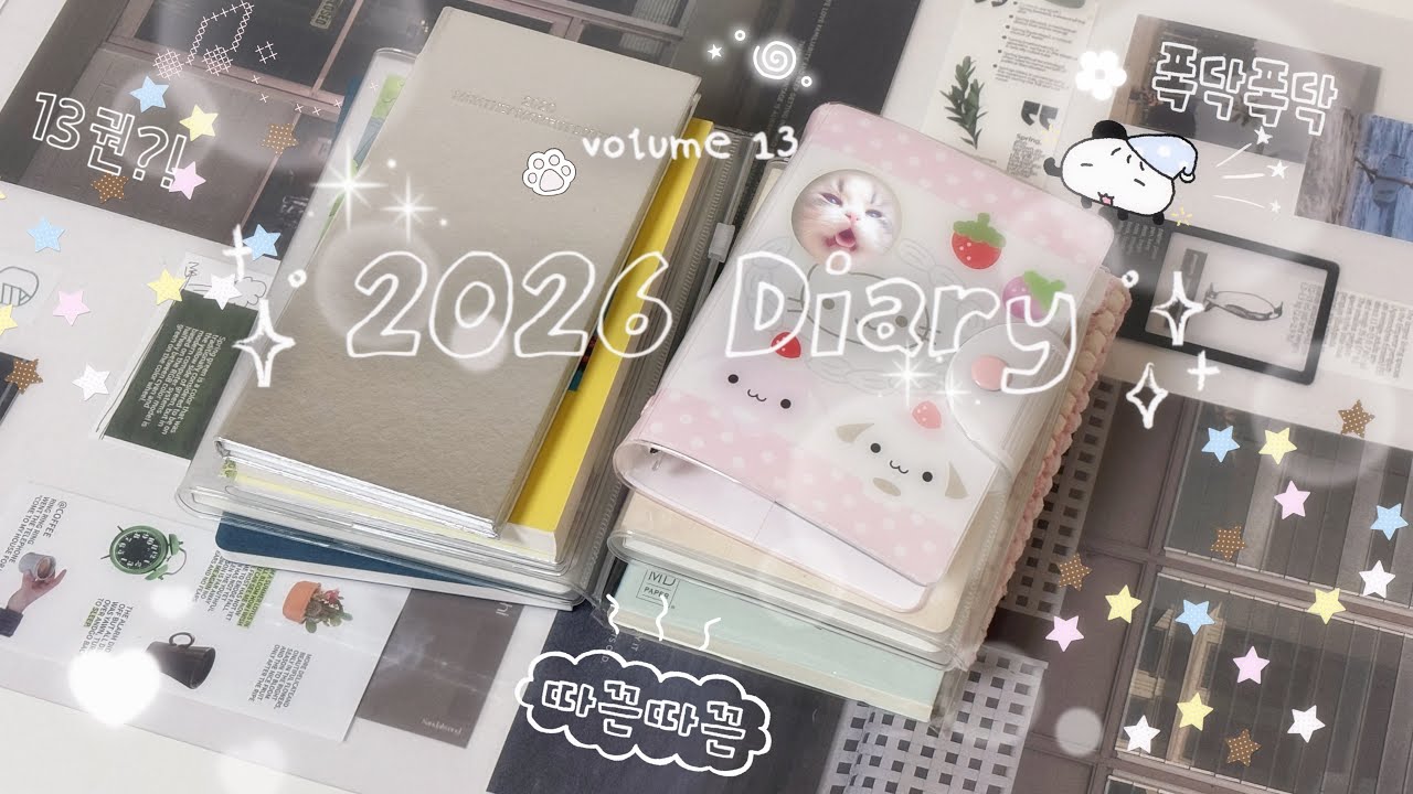 🪄◝✩Введение в дневник 2026 года. Часть 1 ˚₊✩‧₊ Распаковка дневника. Том 13. Обзор. ๋࣭ ⭑