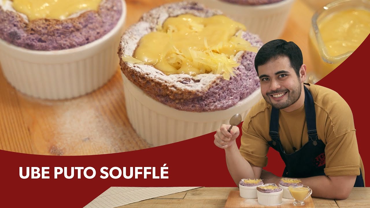 How To Make Ube Puto Souffl&eacute; | Souffl&eacute;-Like Puto Recipe