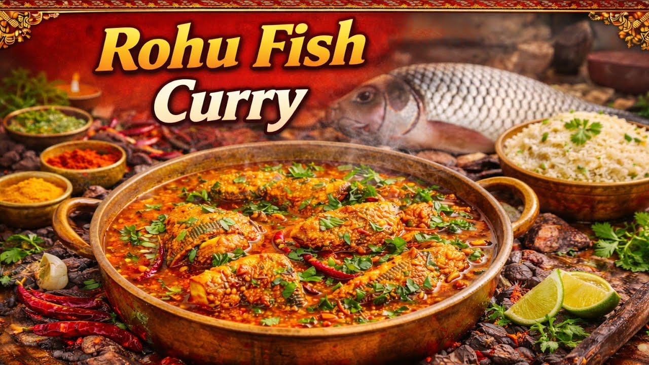 Dhaba Style Rohu Fish Curry | Easy & Spicy Recipe