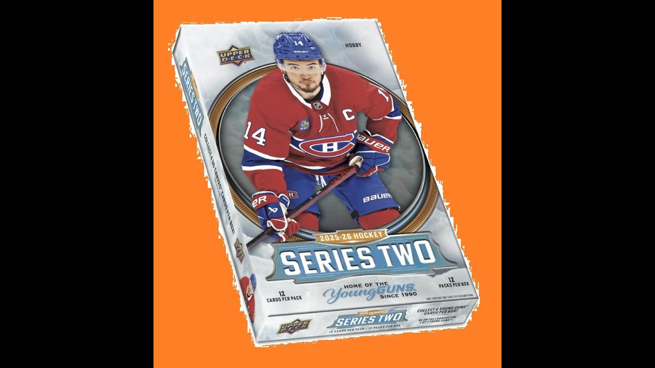 BBB#541 2025/26 UPPER DECK SERIES 2 HOCKEY HOBBY BOXbreak