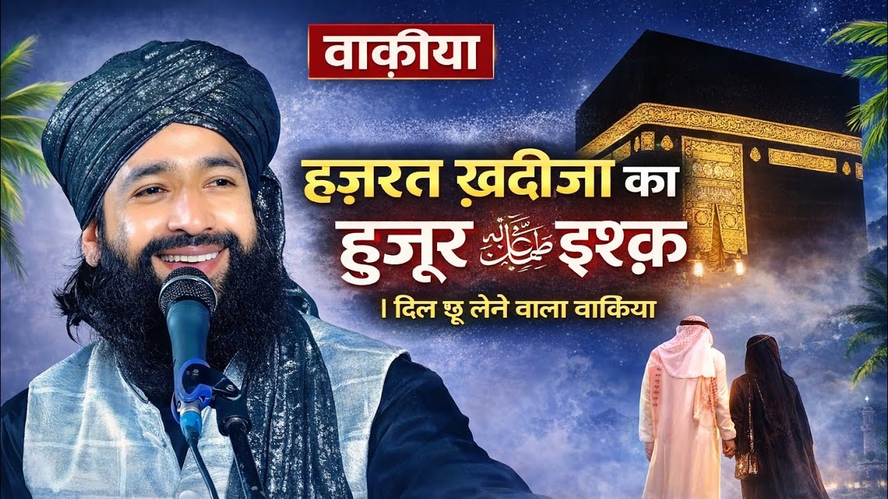 हज़रत ख़दीजा की हुज़ूर से मोहब्बत | Mufti Hammad Raza Moradabadi Ka Bayan | New Taqreer Hammad Raza