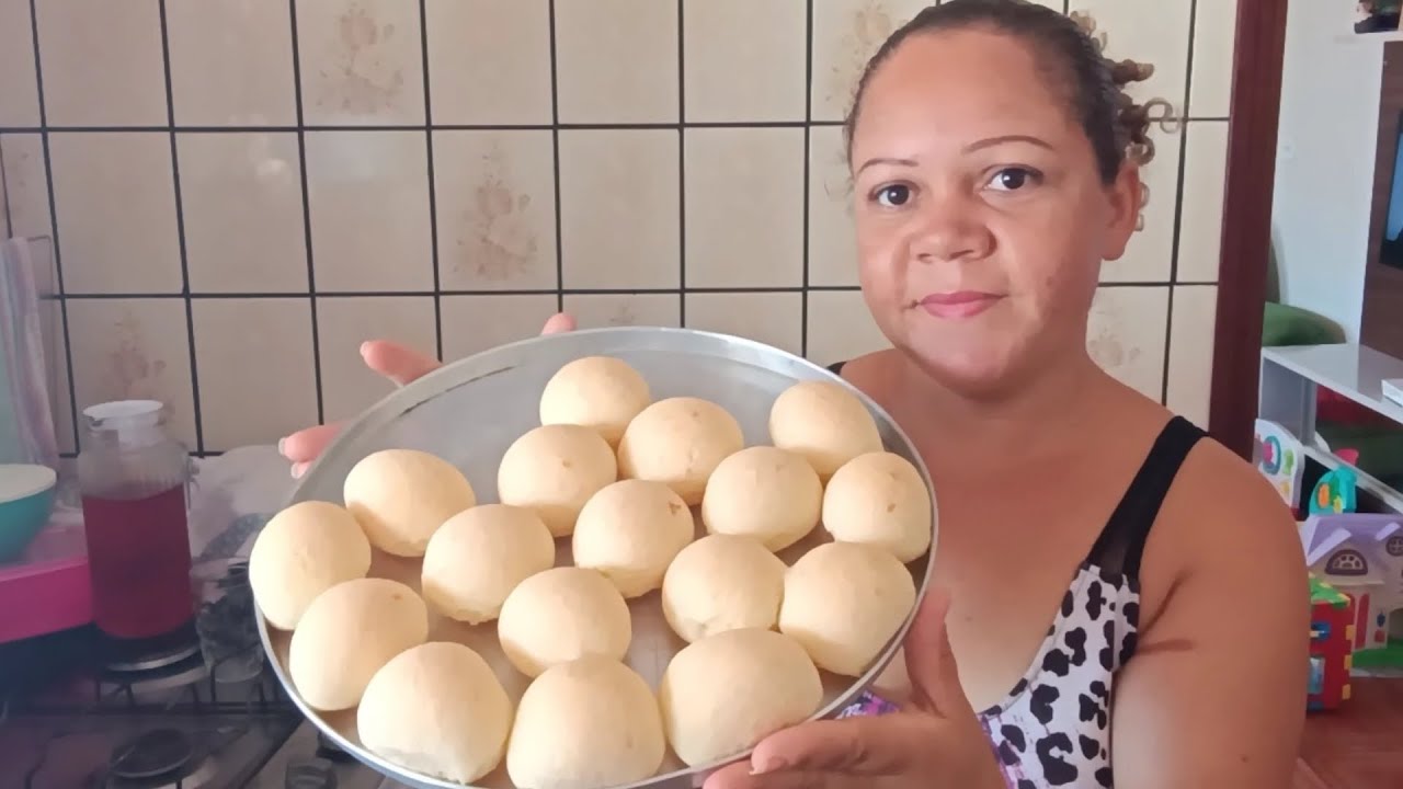 Fiz pão de queijo pro nosso café ☕ da tarde e pra congelar 🫣
