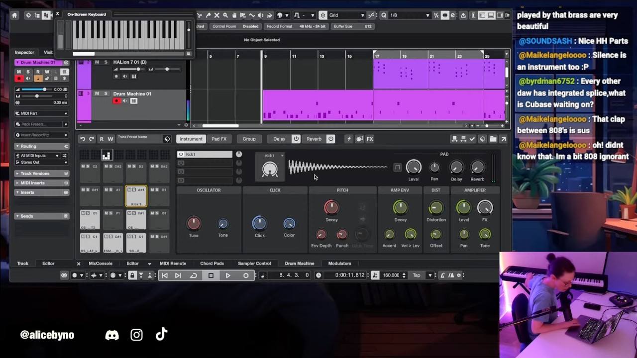 Making beats in Cubase