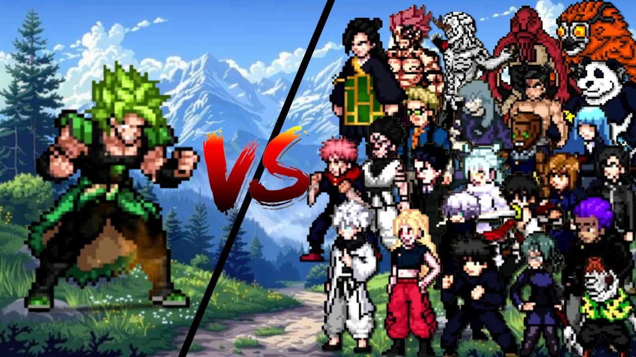 Broly VS All of JJK! | Dragon Ball Super VS JJK | Jump Force Mugen V14