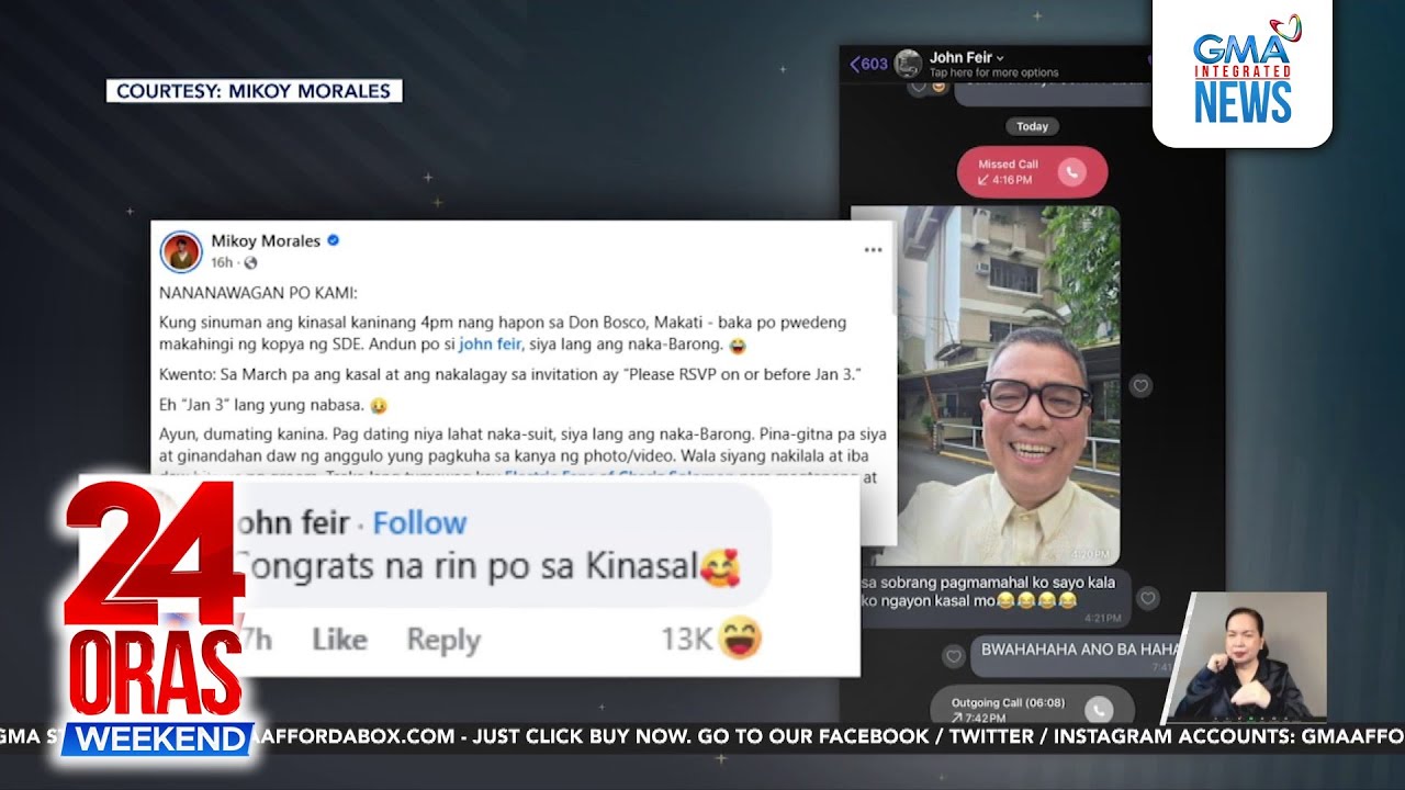 John Feir a.k.a. Patrick ng Pepito Manaloto, dumalo sa inakalang... | 24 Oras Weekend