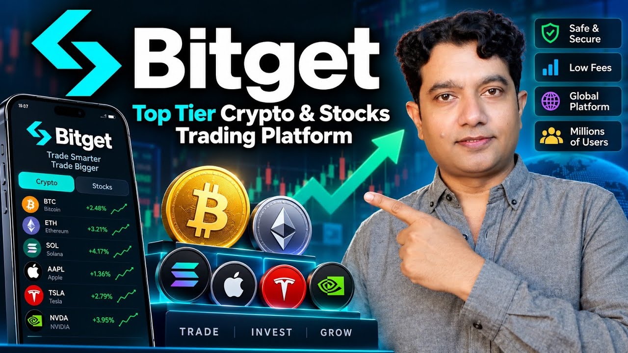 Bitget Exchange: Crypto and US Stocks Trading Tutorial
