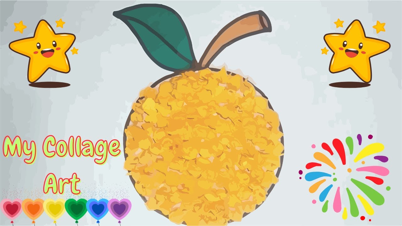 Easy collage art 🥳🥳 #shortvideo #easy #simple #happy #collageart #fun