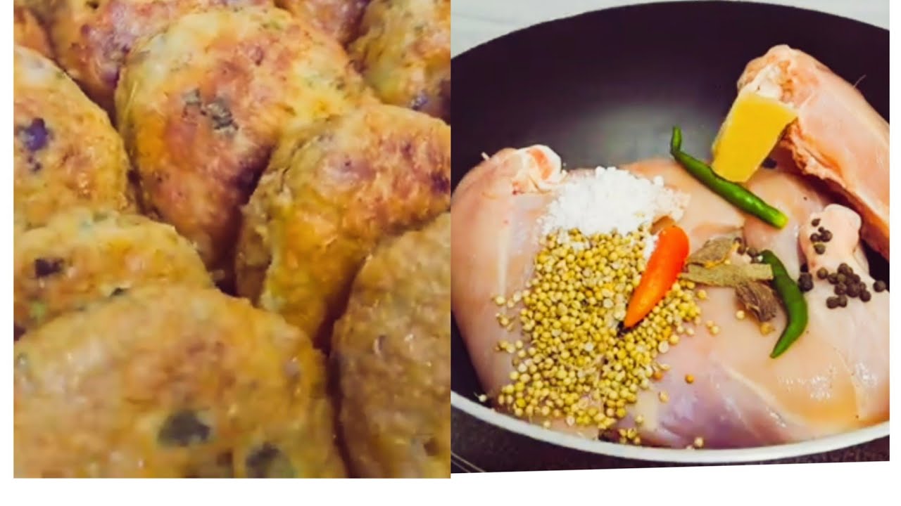 Chicken Shami Kebab by kitchen with Aden|tasty 😋 and easy#spices#chicken#chana daal#Ramadan special 