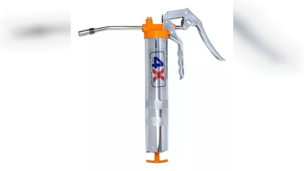 Review: Bomba De Graxa 500 Gramas Com Gatilho - Engraxadeira Manual