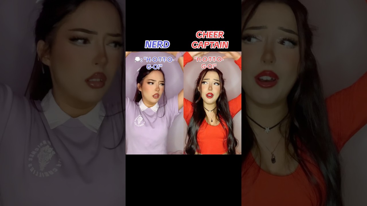 #pov The nerd joins the cheerleading team&hellip; #shorts #youtubeshorts