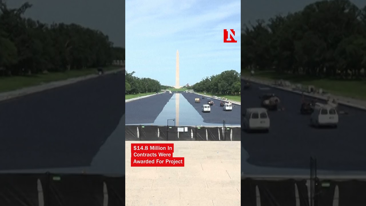 Renovations on D.C. Lincoln Memorial Reflecting Pool Nears Completion