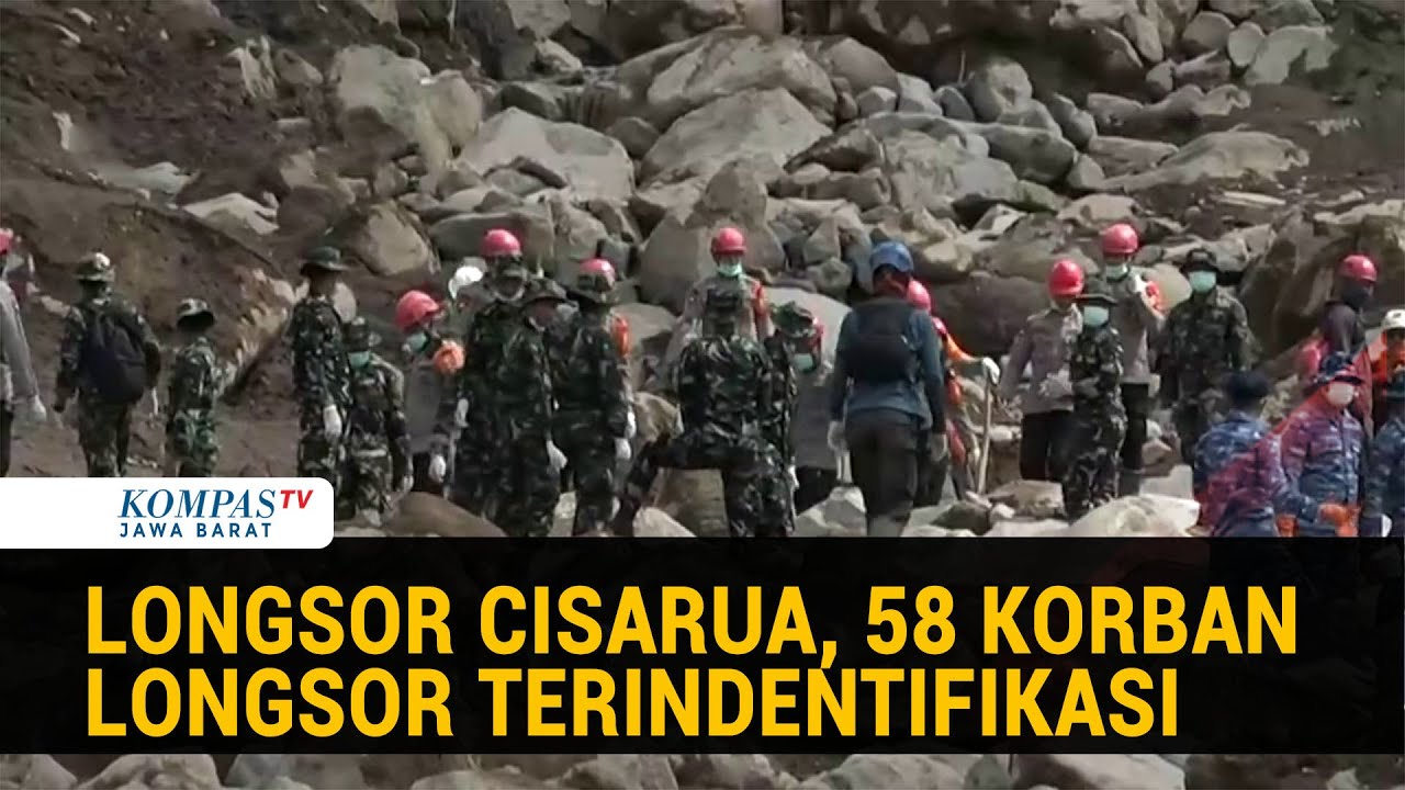 Longsor Cisarua: 58 dari 79 Jenazah Korban Berhasil Diidentifikasi