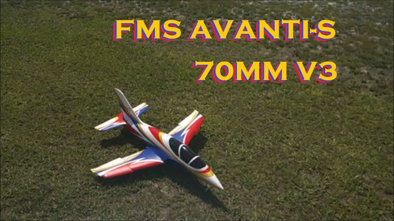 FMS 70MM AVANTI-S V3 6S 4000mah HRB RED 100C 12 MIN FORMATION FLIGHT WITH 80MM AVANTI-S