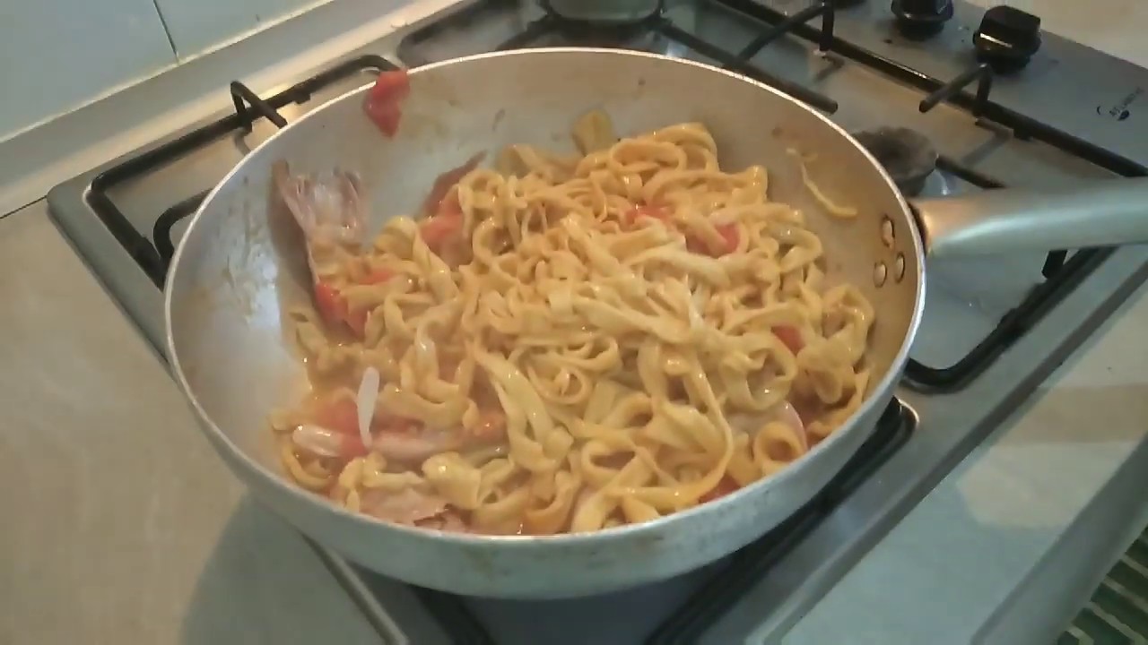 Pasta con le canocchie 😋