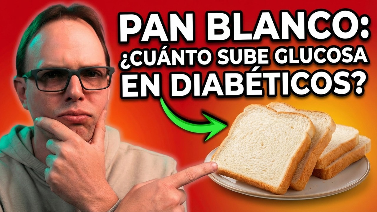 Mira lo que el PAN BLANCO le hizo a mi glucosa (diabético tipo 1)