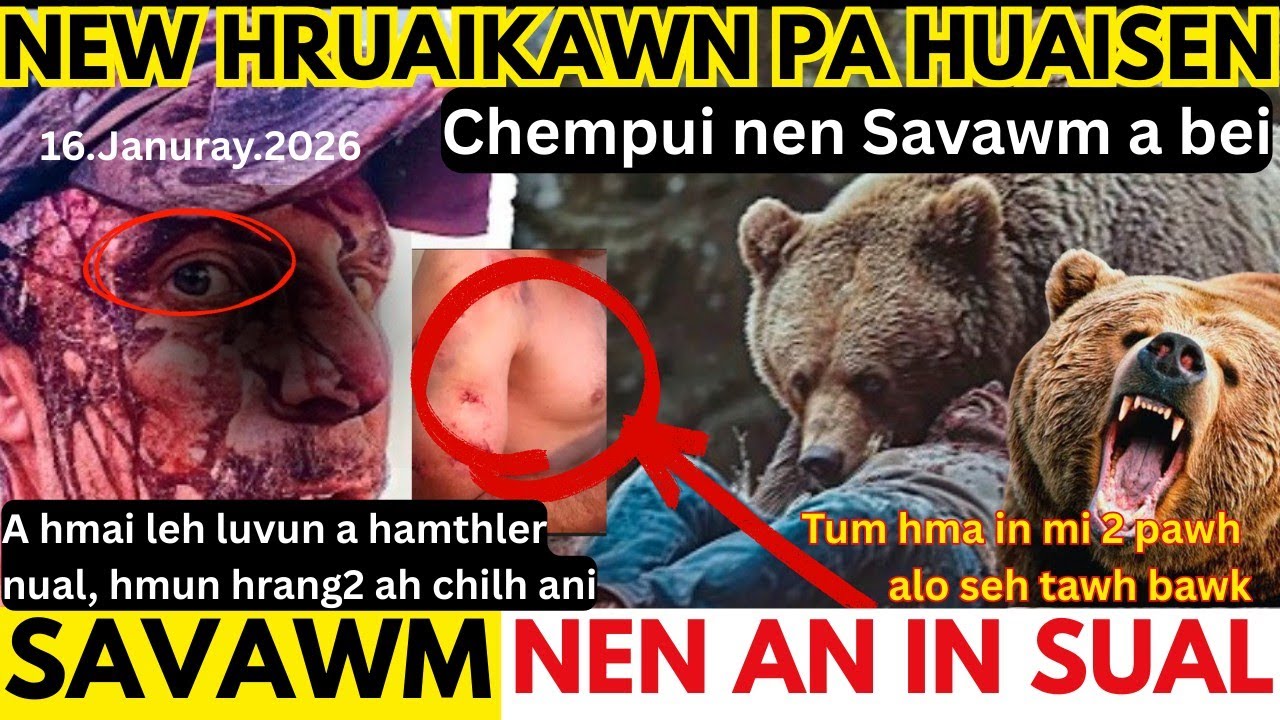 Savawm nen an in bei/Chempui nen a bei/a damchhuak hlauh/New Hruaikawn pa huaisen, phone call.